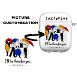 JAS7sMINE CUSTOM AirPods Case,AirPods Generation 1/2, Customization Cases, DIY Cases,Birthday Gift,Girls/boys/family/lovers Gift