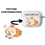 JAS7sMINE CUSTOM AirPods Case,AirPods PRO, Customization Cases, DIY Cases,Birthday Gift,Girls/boys/family/lovers Gift